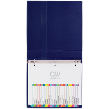 Avery A-Z 26 Tab Dividers for 3 Ring Binders, Customizable Table of Contents, Multicolor Tabs, 1 Set (11844) Contemporary